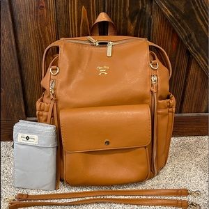 Miss Fong Large Peace & Love Diaper Backpack